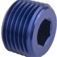 Proflow PFE932-16 Fitting Aluminium Socket Plug 1" NPT Blue