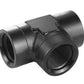 Proflow PFE938-03BK Fitting Aluminium Adaptor Female Tee -03AN Black