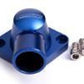 Aeroflow AF64-2034 Billet Thermostat Housing Blue Swivel SBC BBC