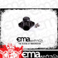 Aeroflow AF64-2034BLK Billet Thermostat Housing Black Swivel SBC BBC