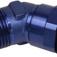 Proflow PFE948-06-08BK Adaptor Male -06AN 45 Degree to -08AN Thread Swivel Black