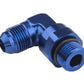 Proflow PFE949-10-12 Adaptor Male -10AN 90 Degree to -12AN Thread Swivel Blue