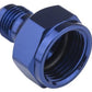 Proflow PFE950-08-06 Female Adaptor -08AN to -06AN Male Reducer Blue