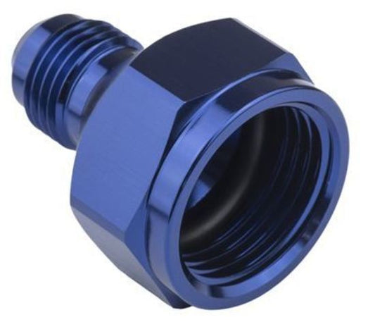 Proflow PFE950-08-06 Female Adaptor -08AN to -06AN Male Reducer Blue