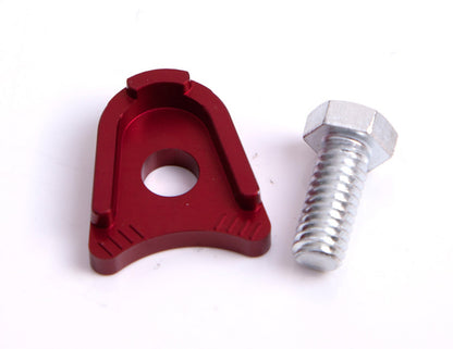 Aeroflow AF64-2035R Billet Distributor Hold Down Red Clamp Ford Windsor & 351C