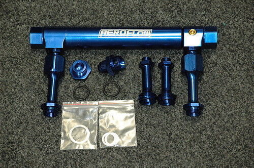 Aeroflow AF64-2037 Adjustable Fuel Log Bg Holley Blue suits 1 & 2 Metering Bloc