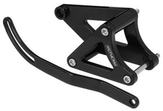 Proflow PFEABHOL03BK Alternator Bracket Kit Aluminium For Holden V8 Torana Drivers Side Mount V8 Black