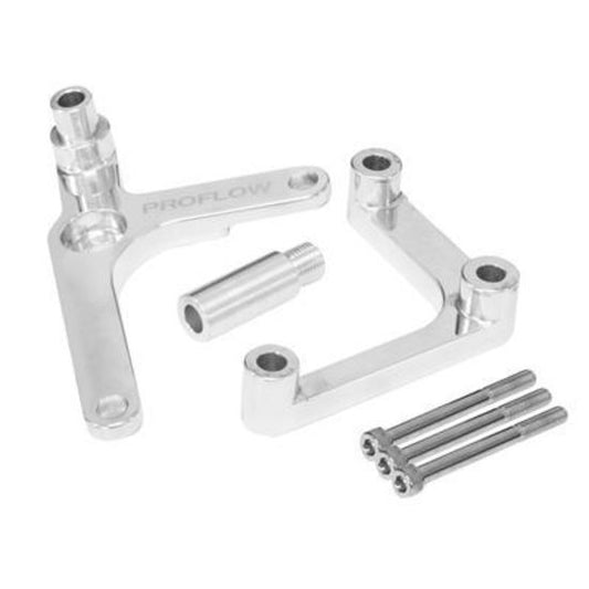 Proflow PFEABHOL04P Alternator Bracket Kit Aluminium GM For Holden VT-VZ Commodore LS1 LS2 Silver