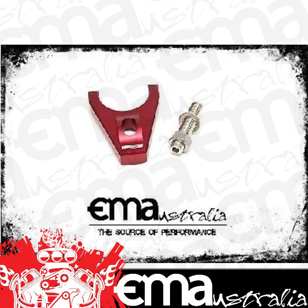 Aeroflow AF64-2038R Billet Distributor Hold Down Red Clamp suits Holden V8