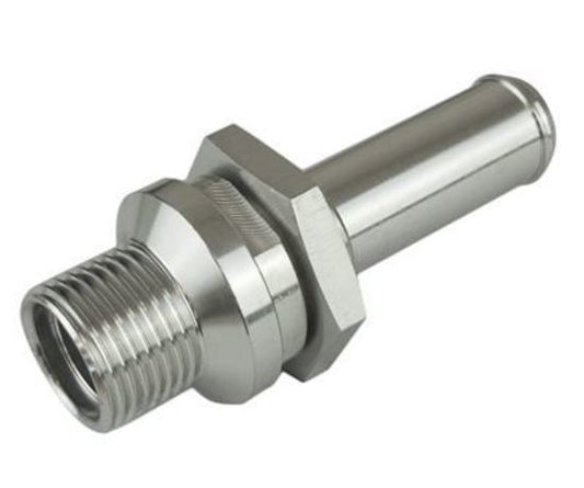 Proflow PFEAC120-08 Hose End Air Conditioning 304 Stainless Conversion Adaptor -08AN to 5/8" Barb