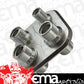 Proflow PFEACWP103 Firewall Bulkhead Aluminium 4 Port #6 #10 Inline Polished