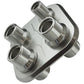 Proflow PFEACWP103 Firewall Bulkhead Aluminium 4 Port #6 #10 Inline Polished