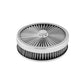 Proflow PFEAF-230051S Air Filter Assembly Flow Top Round Stainless Steel 9" x 2" suit 5-1/8" Flat Base