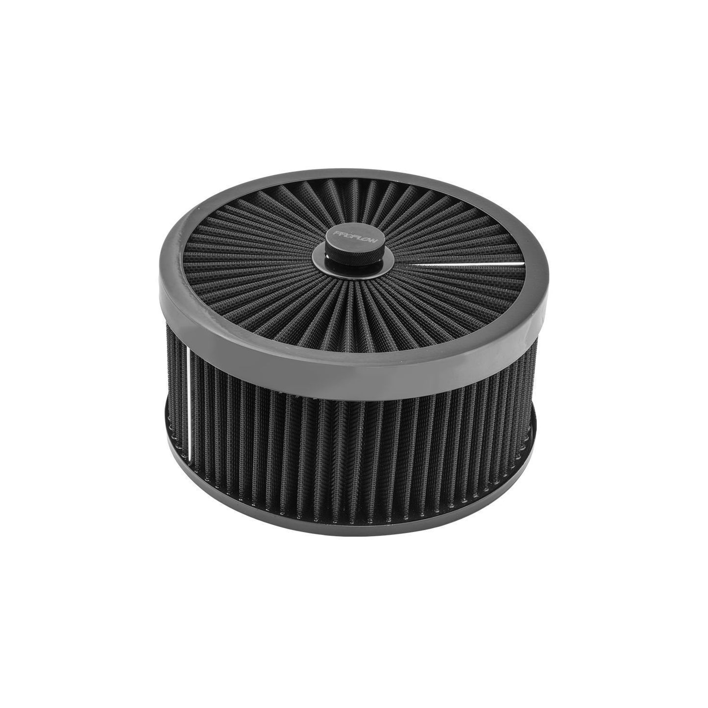Proflow PFEAF-230102B Air Filter Assembly Flow Top Round Black 9" x 4" suit 5-1/8" Flat Base