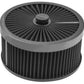 Proflow PFEAF-230127B Air Filter Assembly Flow Top Round Black 9" x 5" suit 5-1/8" Flat Base