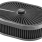 Proflow PFEAF-300076B Air Filter Assembly Flow Top Oval Black 12" x 9" x 3" suit 5-1/8" Flat Base