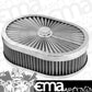 Proflow PFEAF-300076S Air Filter Assembly Flow Top Oval Stainless Steel 12" x 9" x 3" suit 5-1/8" Flat Base