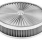 Proflow PFEAF-350076S Air Filter Assembly Flow Top Round Stainless Steel 14" x 3" suit 5-1/8" Neck Recessed Base