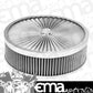 Proflow PFEAF-350102S Air Filter Assembly Flow Top Round Stainless Steel 14" x 4" suit 5-1/8" Neck Recessed Base