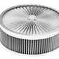 Proflow PFEAF-350127S Air Filter Assembly Flow Top Round Stainless Steel 14" x 5" suit 5-1/8" Neck Recessed Base