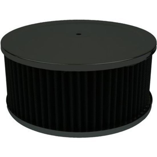 Proflow PFEAF-6230051BKK Air Filter Assembly Round 9" x 2" Black