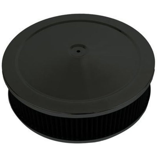 Proflow PFEAF-6350076BKK Air Filter Assembly Round 14" x 3" Black
