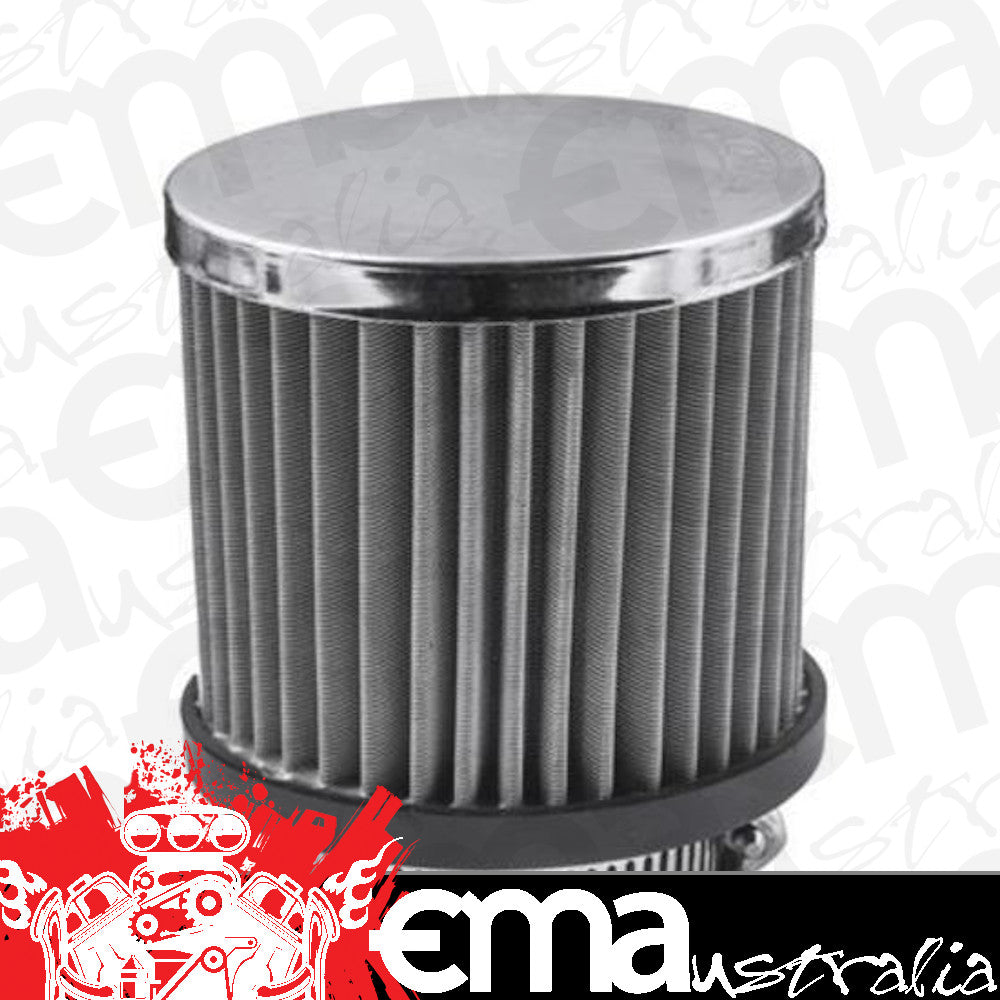 Proflow PFEAF-7535S Breather Filter Clamp On 70mm High 35mm (1-3/8" ) Neck Stainless