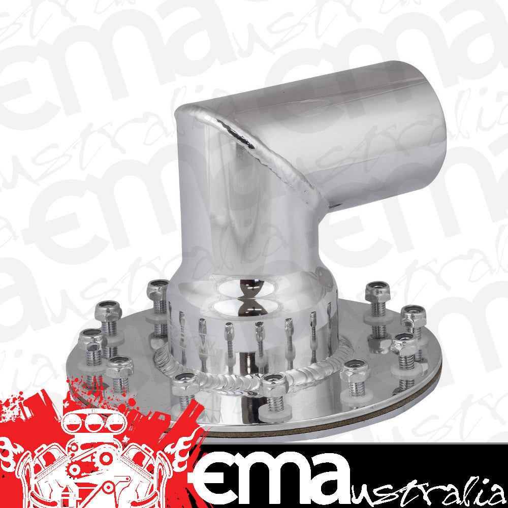 Proflow PFEAFCA004P PFEFCA004P REMOTE 90 DEGREE FUEL CELL FILLER NECK 2" POLISHED