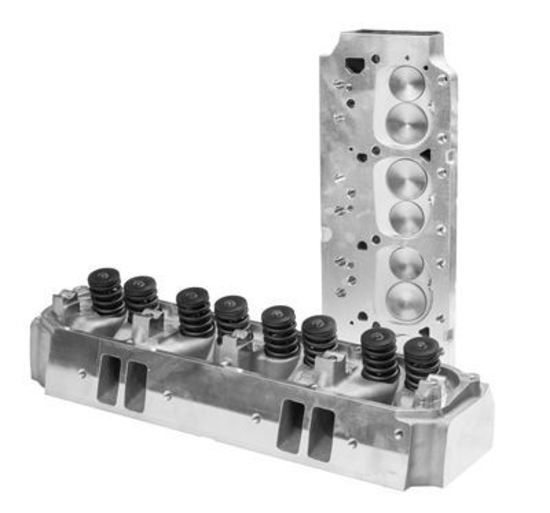 Proflow PFEAHCY21084 Cylinder Heads AirMax 200 Aluminium Assembled 84cc Chamber 210cc Intake Runner Big Block For Chrysler Pair