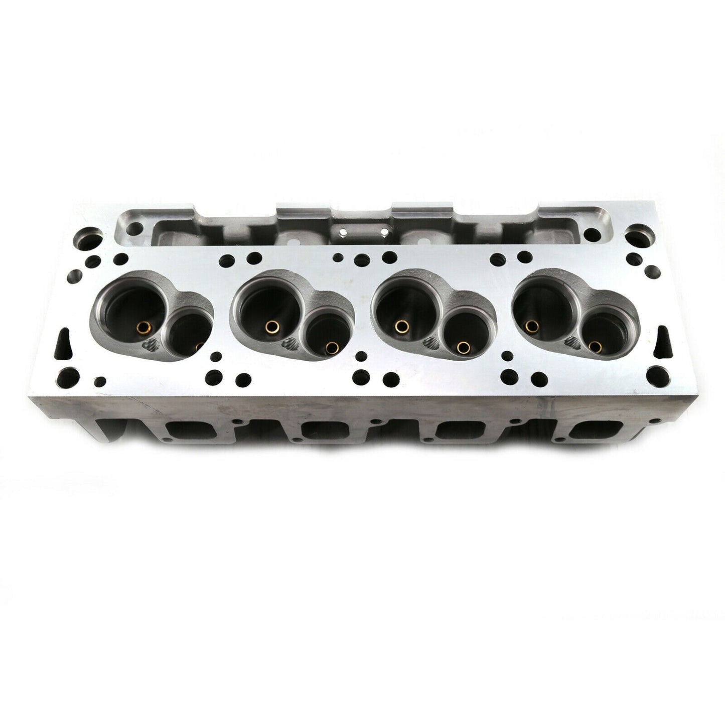 Proflow PFEAHF22567-3V Cylinder Heads SuperMax 230 Bare Aluminium SB Ford 302-351 Cleveland 3V 71cc Chamber 230cc Intake Runner 630HP Out of Box Pair