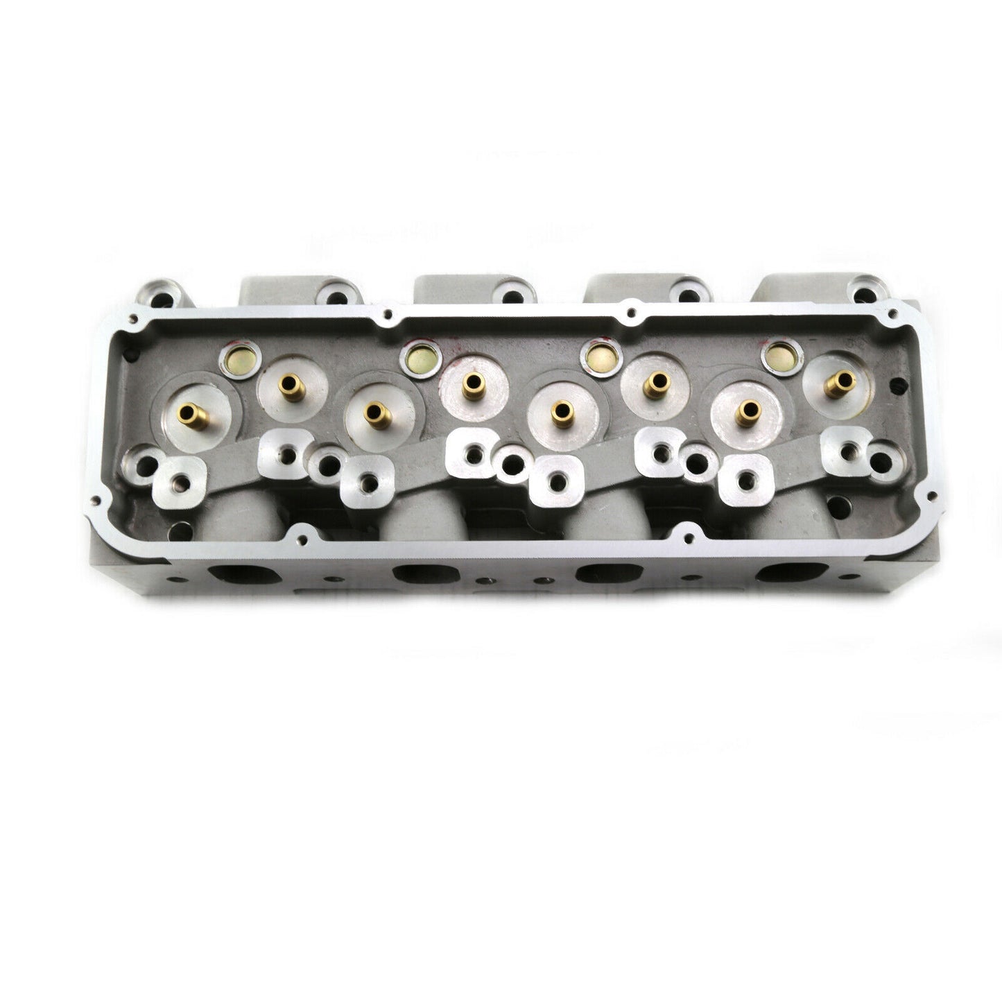 Proflow PFEAHF22567-3V Cylinder Heads SuperMax 230 Bare Aluminium SB Ford 302-351 Cleveland 3V 71cc Chamber 230cc Intake Runner 630HP Out of Box Pair