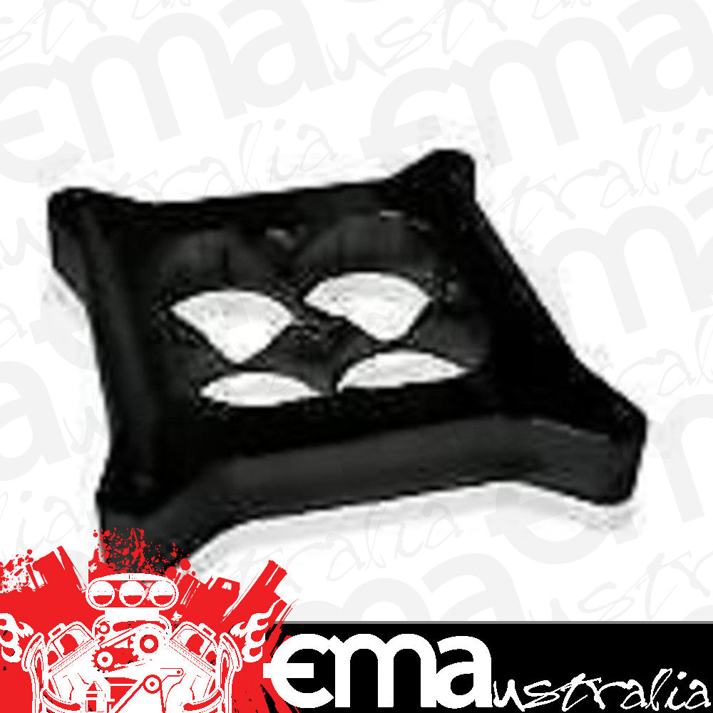 Aeroflow AF64-2044BLK Velocity Carb Spacer 4150 1" Black Bolton Horsepower Square