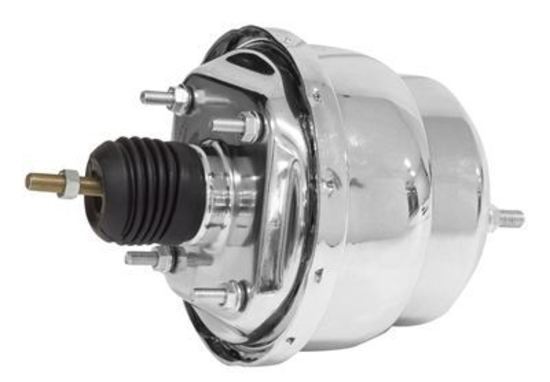 Proflow PFEBB7537CH Power Brake Booster Universal 7" Dual Diaphragm Chrome