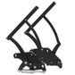 Proflow PFEBHFD03BK Bonnet Hinge Kit Billet Aluminium For Ford Mustang 71-73 Black