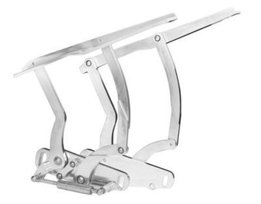 Proflow PFEBHGM02P Bonnet Hinge Kit Billet Aluminium Chev Camaro 70-81 Polished