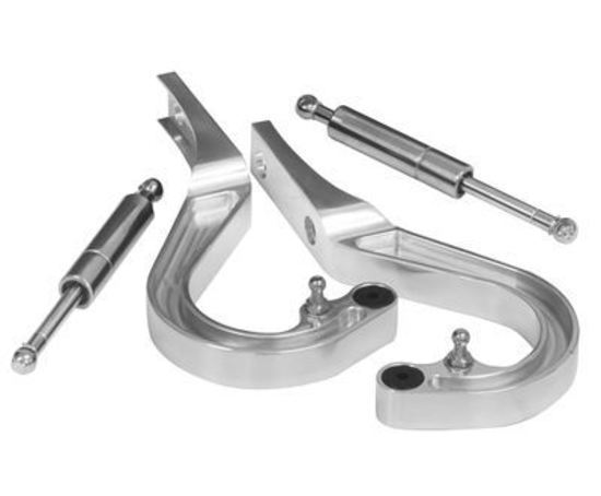 Proflow PFEBHGM05P Boot Hinge Kit Billet Aluminium Chev Camaro 67-69 Polished
