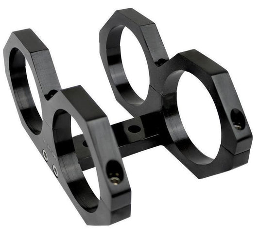 Proflow PFEBOSBILDUALBK Fuel Pump Dual Mount Billet Aluminium 044 Bosch Bracket Black