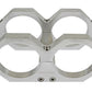 Proflow PFEBOSBILDUALS Fuel Pump Dual Mount Billet Aluminium 044 Bosch Bracket Silver
