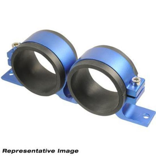 Proflow PFEBOSDUALBKTBK Fuel Pump Dual Mount Dual Bosch 044 Bracket Black