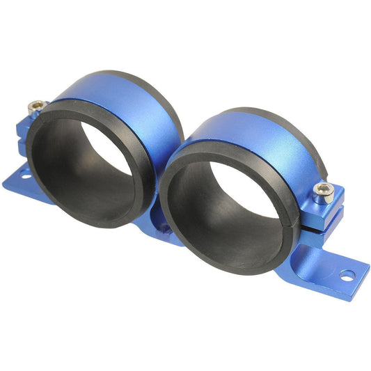 Proflow PFEBOSDUALBKTBL Fuel Pump Dual Mount Dual Bosch 044 Bracket Blue