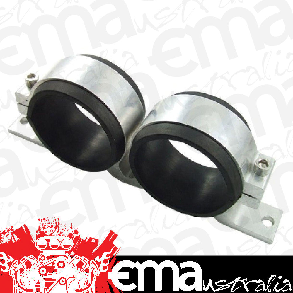 PROFLOW PFEBOSDUALBKTSIL DUAL BOSCH 044 FUEL PUMP BRACKET - SILVER