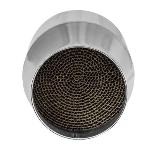 Proflow PFECAT25200 Catalytic Converter Universal Stainless Steel Polished 200 Cell 2.5" x 200mm Length