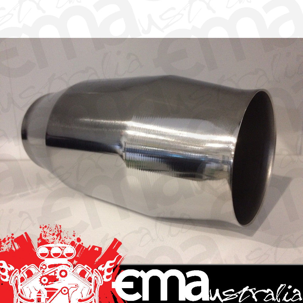 Proflow PFECAT30200 Catalytic Converter High Flow Universal Stainless Steel Polished 200 Cell 3.0" x 200mm Length