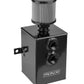 Proflow PFECC1-BK Oil Breather 1 Lt Tank Catch Can Square Aluminium Black Filtered Breather Universal Each
