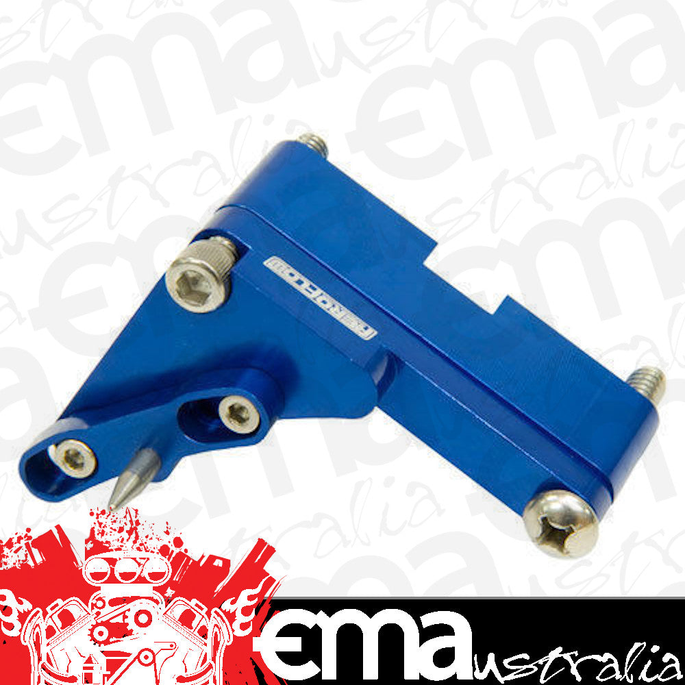 Aeroflow Performance Products AF64-2048 BBC 7" Timing Pointer Blue with 4 Deg Of Adjustment