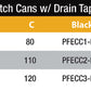 Proflow PFECC1 Oil Breather 1 Lt Tank Catch Can Square Aluminium Natural Filtered Breather Universal Each