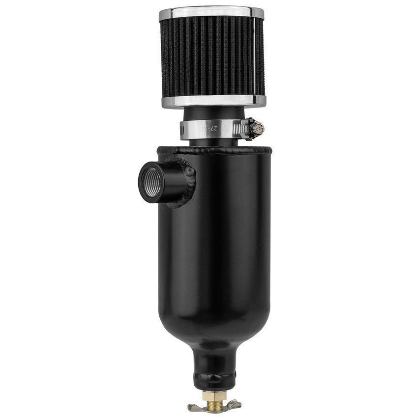 Proflow PFECCT075NPTBK Oil Breather Pro Tank Aluminium 0.75L 1/2" NPT Female Black
