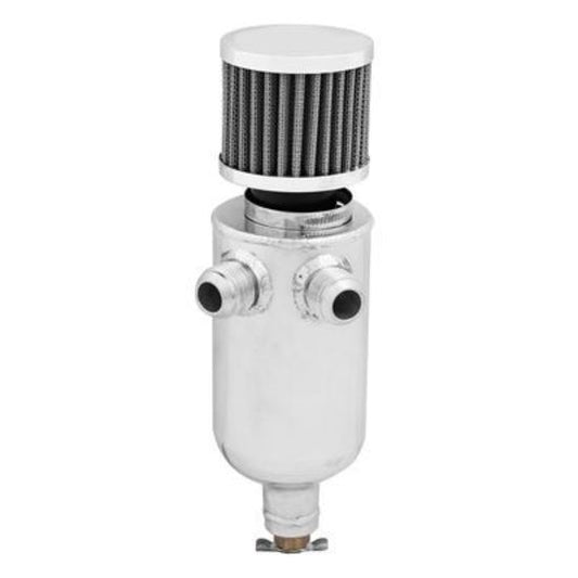 Proflow PFECCT080AN Oil Breather Pro Tank Aluminium 0.75L -12AN x 2 Male Polished