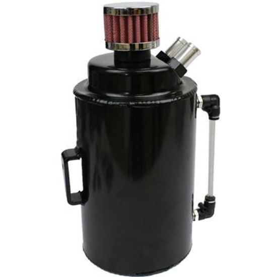 Proflow PFECCT2BK Oil Breather Catch Tank 2L w/Breather Black