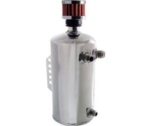 Proflow PFECCT2RP Oil Breather Catch Tank 2L w/AN Hose Ends & Breather Polished